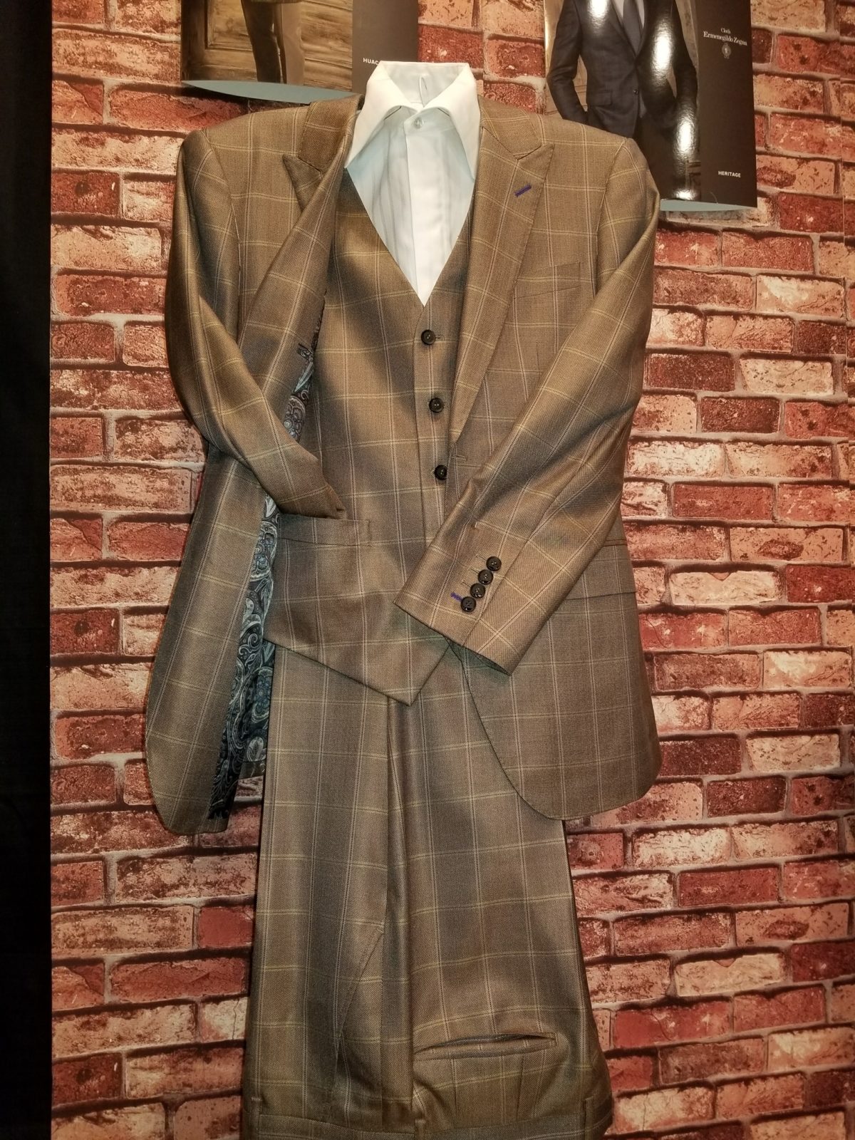 Tan Windowpane - Bucco Couture -Custom clothing of distinction- custom ...