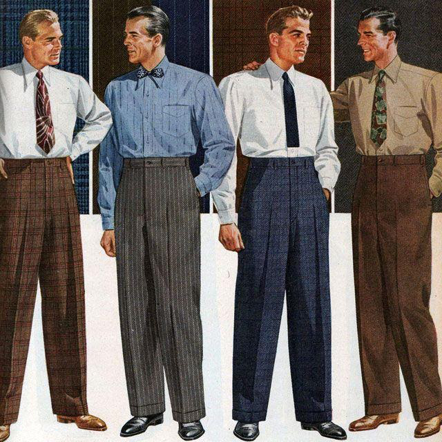 1940s Trouser Suit