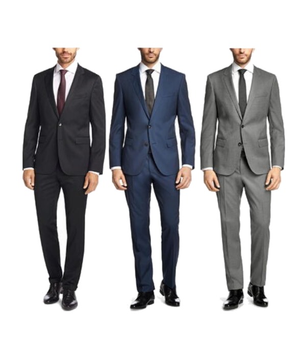 Solid On Solid Combo With Suit And Tie