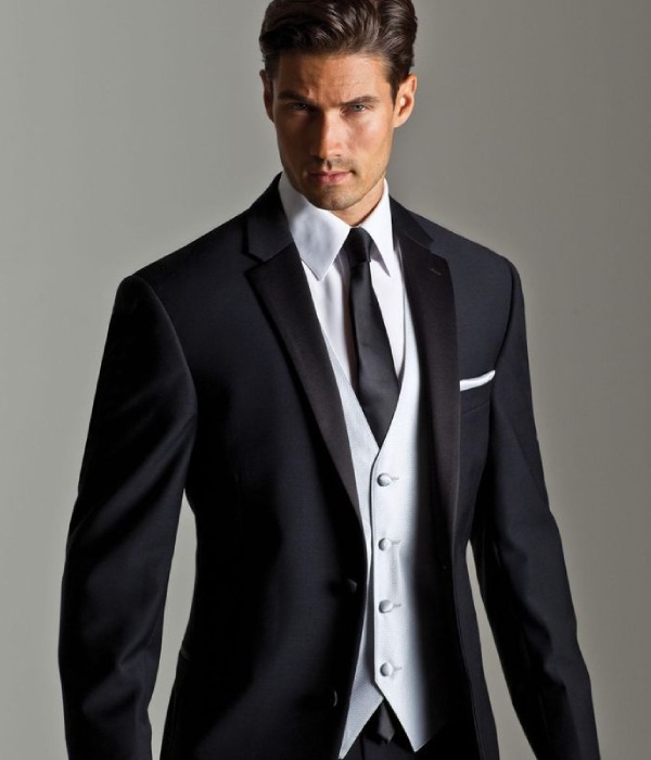 Feel Invincible With Shiny Black Suit
