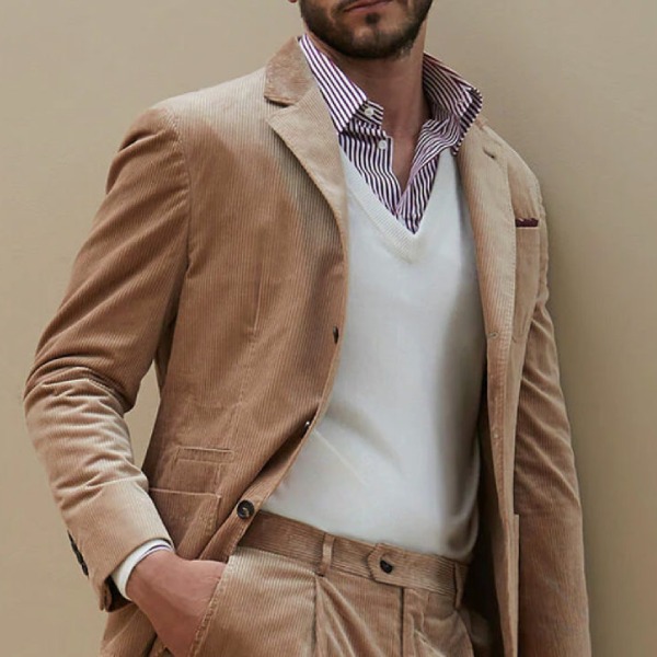 Get The Absolute Semi-formal Look With Corduroy