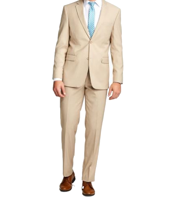 Tan Suit Is A Sure Bet For Daytime Weddings