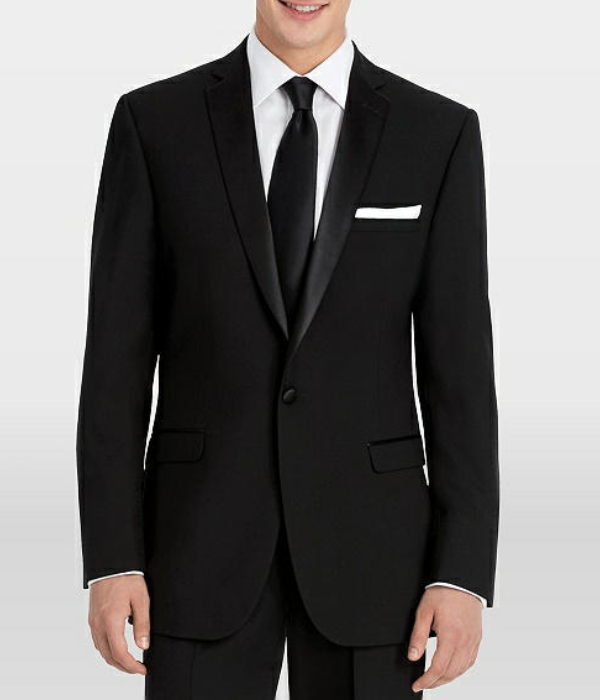 One Button Slim Fit Wedding Tuxedo