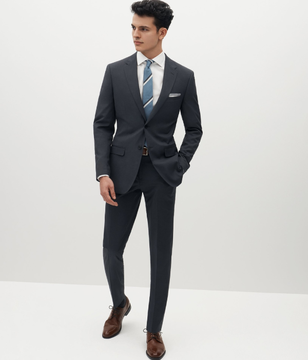 Charcoal Gray Suit For Your Workplace