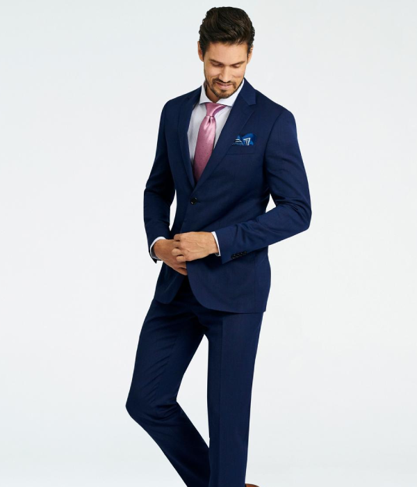 Go For A Twill Blue Suit To Start Your Week