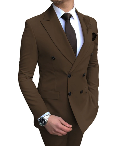 Luxury Double-breasted Suit Exclusive For Your Big Day