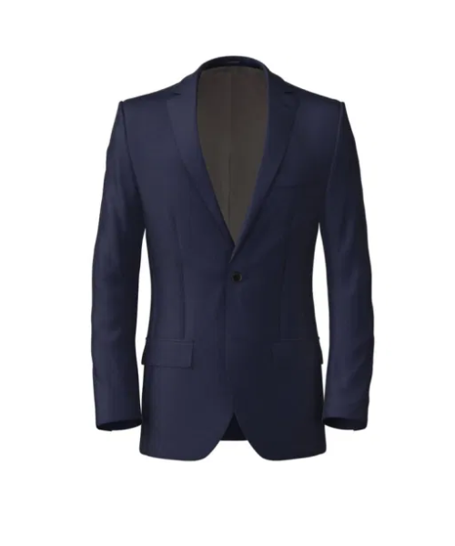 Tailored Made Blue Twill Suit For Your Big Day
