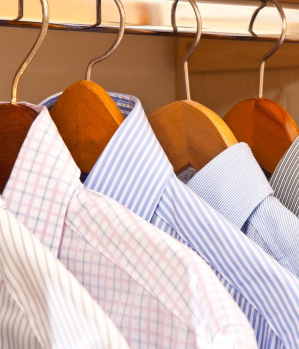 It's Better To Use A Wood Hanger For Your Precious Shirts