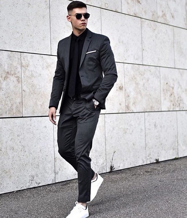 How To Style Sneakers With Suits
