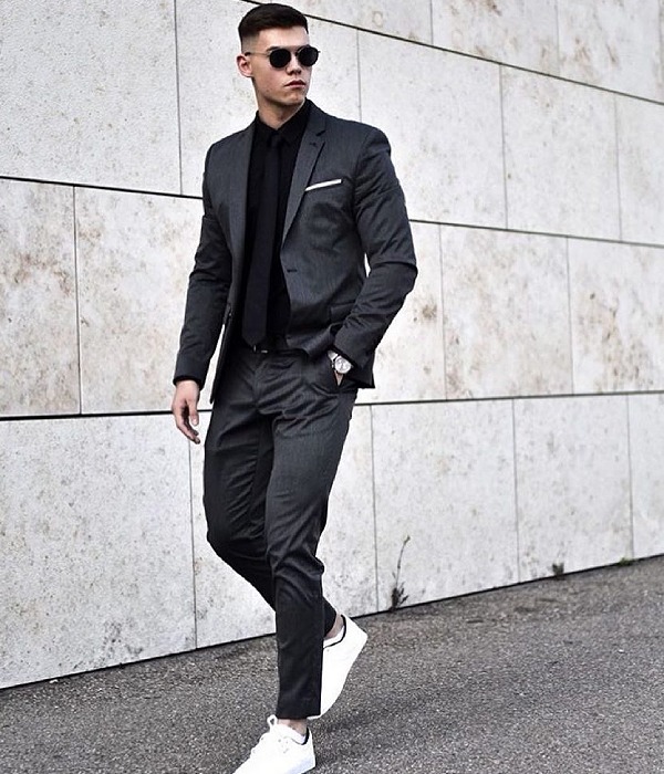 How To Wear Brown Shoes With A Black Suit, Pants Or Jeans