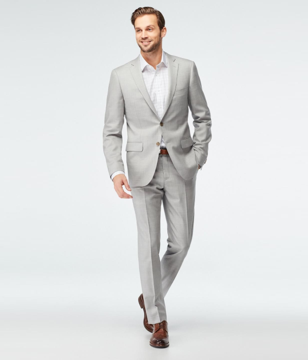 Keep Your Attitude Level High With This Grey Suit