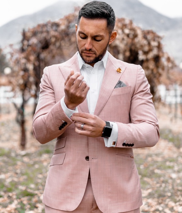 Pink For Men, Go For A Pastel Pink Suit For Your Big Day