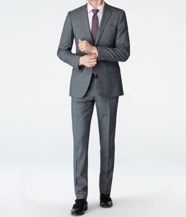 Make A Statement In A Checkered Suit At The Office