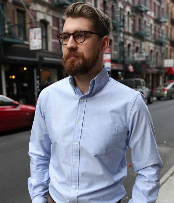 Wear This Sky Blue Oxford Shirt On A Casual Friday