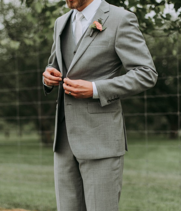 Three-piece Wedding Suit For All Day Wear
