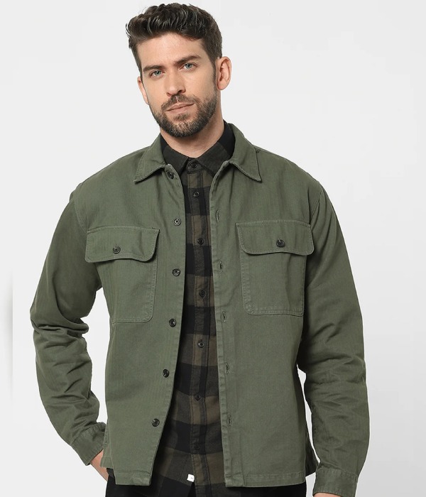 An Overshirt Makes A Great Layering Piece For A Friday Outfit