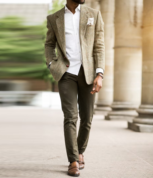 A slim-fit casual men’s jacket for the hot weather￼
