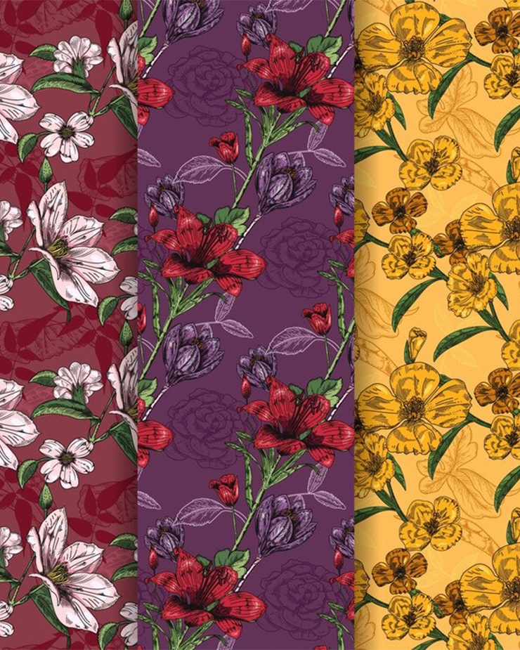 The blooming spring and the florals