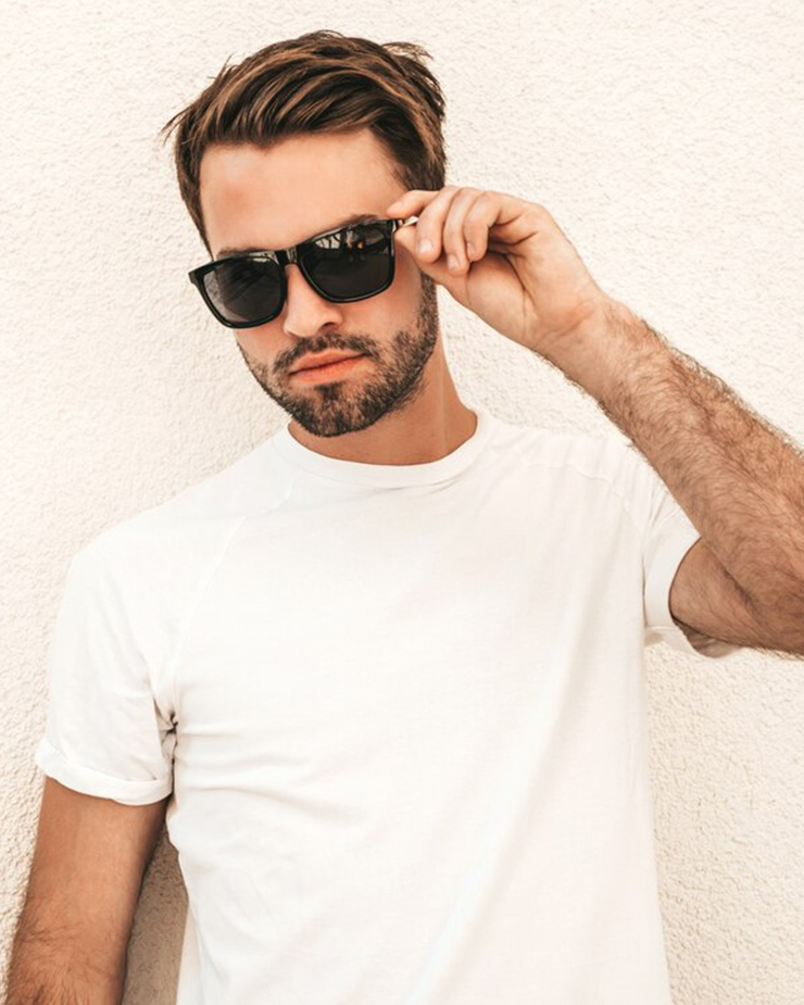 Square wireframe sunglasses for men!