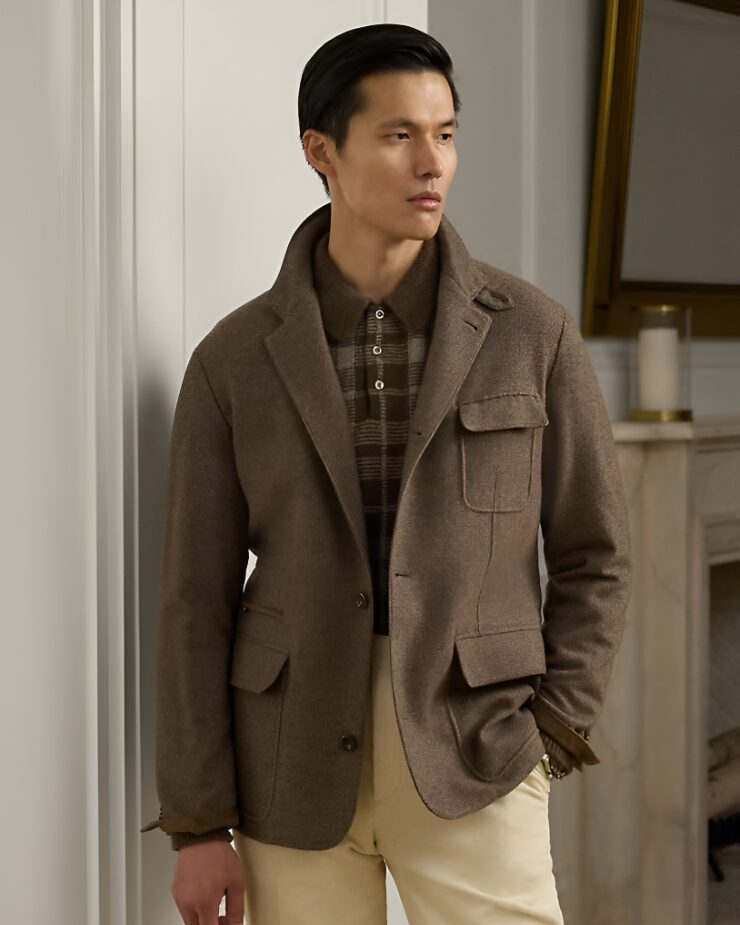 A redefined fall layering with style