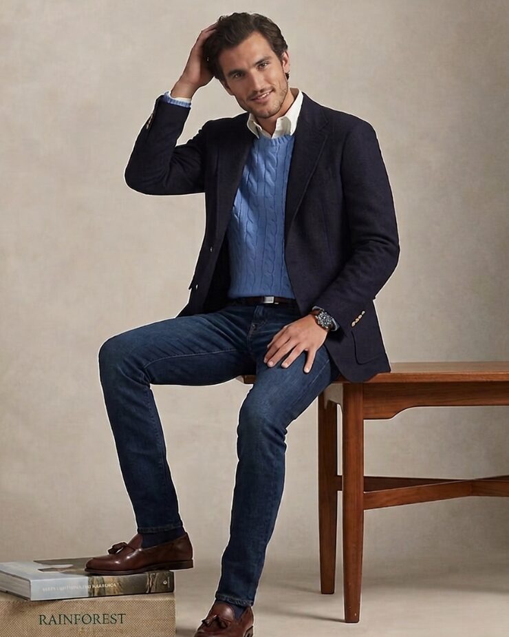 The trim-fit indigo denim jeans for the casual you!
