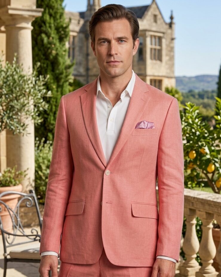 The perfect linen suit for a day-long conference